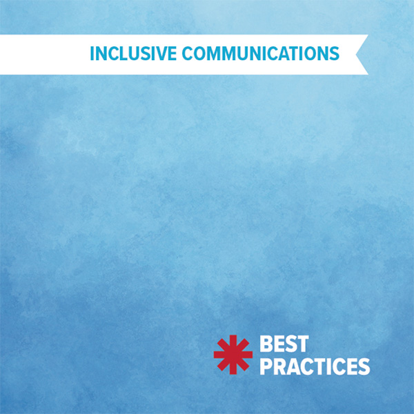 Best Practices - Inclusive Communications